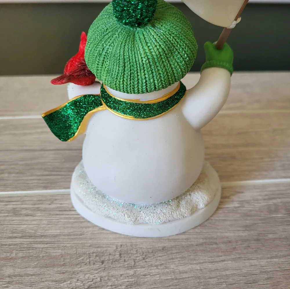 I-rish You Many Blessings Precious Moments Snowman Christmas Figurine‎ Decor